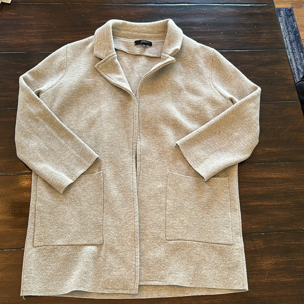 JCrew sweater blazer